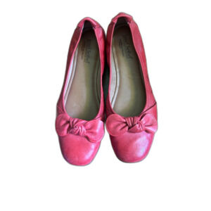 Josef Seibel Red Leather Ballet Flats